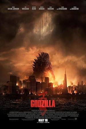 Cover image of the movie Godzilla (2014)