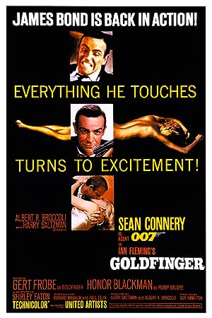 Cover image of the movie Goldfinger (1964)