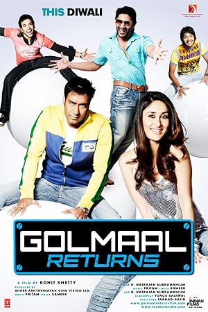 Cover image of the movie Golmaal Returns (2008)
