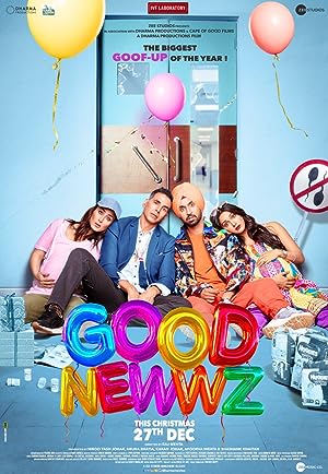 Cover image of the movie Good Newwz (2019)