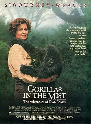 Cover image of the movie Gorillas in the Mist (1988)