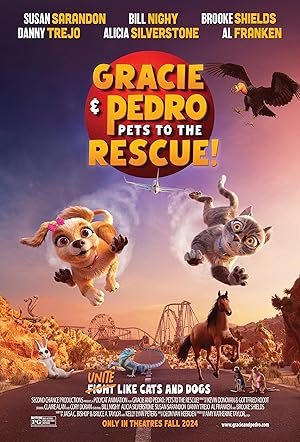 Cover image of the movie Gracie and Pedro: Pets to the Rescue (2024)