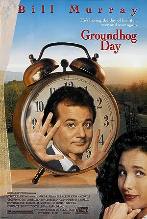 Cover image of the movie Groundhog Day (1993)
