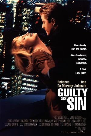 Cover image of the movie Guilty as Sin (1993)