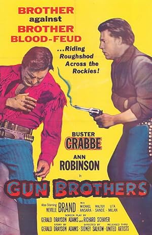 Cover image of the movie Gun Brothers (1956)