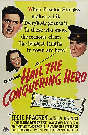Cover image of the movie Hail the Conquering Hero (1944)