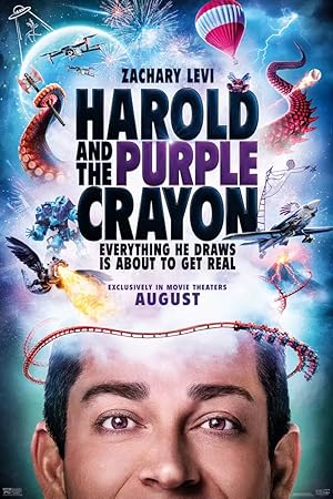 Cover image of the movie Harold and the Purple Crayon (2024)