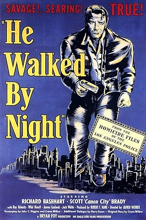 Cover image of the movie He Walked by Night (1948)