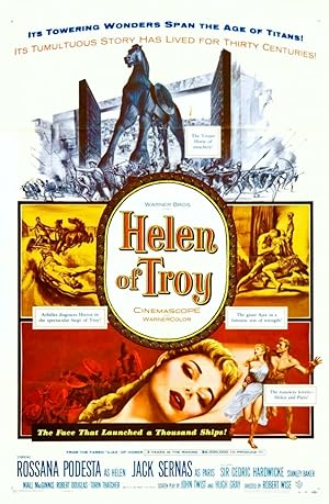Cover image of the movie Helen of Troy (1956)