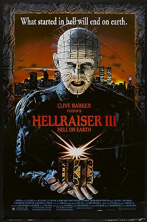 Cover image of the movie Hellraiser III: Hell on Earth (1992)