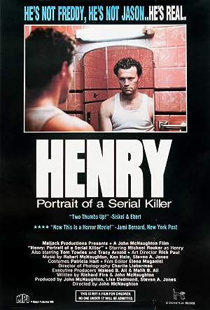 Cover image of the movie Henry: Portrait of a Serial Killer (1986)