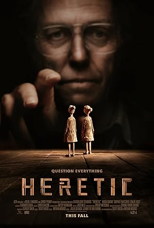Cover image of the movie Heretic (2024)