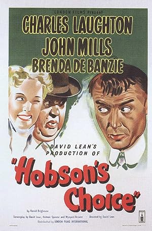 Cover image of the movie Hobson's Choice (1954)