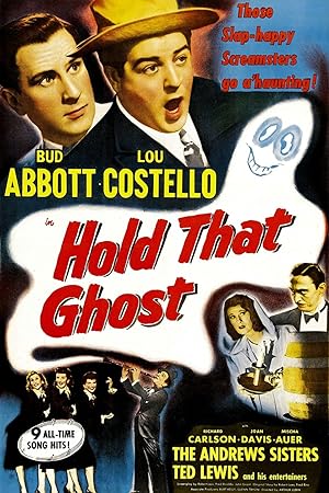 Cover image of the movie Hold That Ghost (1941)