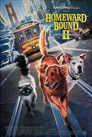 Cover image of the movie Homeward Bound II: Lost in San Francisco (1996)