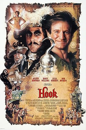 Cover image of the movie Hook (1991)