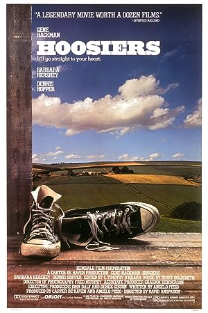 Cover image of the movie Hoosiers (1986)
