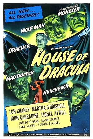 Cover image of the movie House of Dracula (1945)