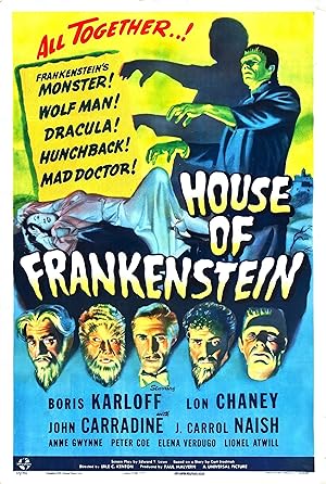 Cover image of the movie House of Frankenstein (1944)