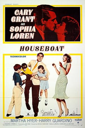 Cover image of the movie Houseboat (1958)