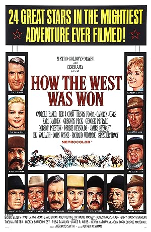 Cover image of the movie How the West Was Won (1962)