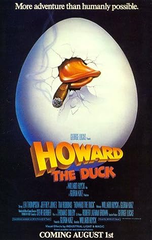 Cover image of the movie Howard the Duck (1986)