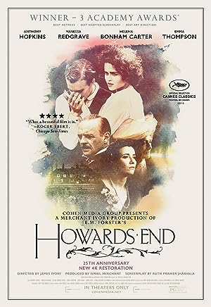 Cover image of the movie Howards End (1992)