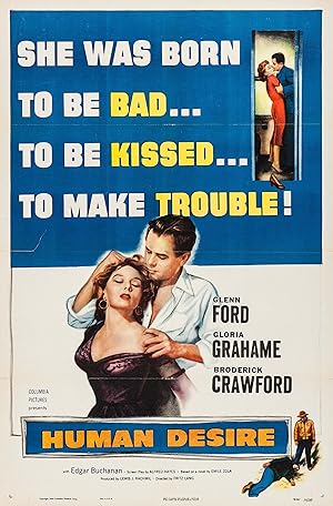 Cover image of the movie Human Desire (1954)