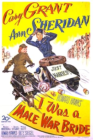 Cover image of the movie I Was a Male War Bride (1949)