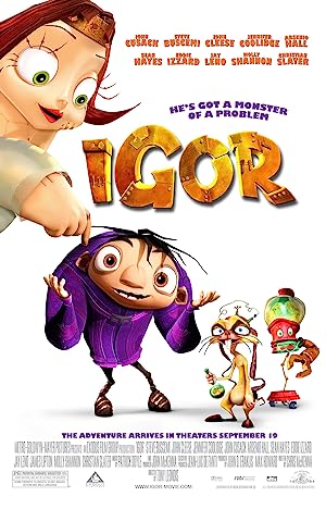 Cover image of the movie Igor (2008)