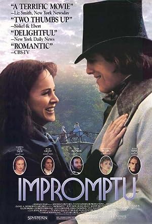 Cover image of the movie Impromptu (1991)
