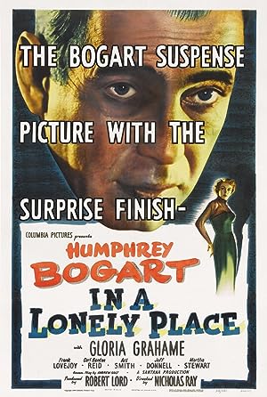 Cover image of the movie In a Lonely Place (1950)