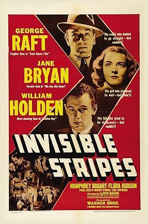 Cover image of the movie Invisible Stripes (1939)