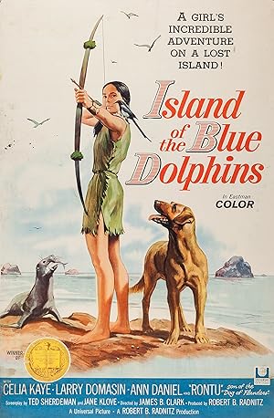 Cover image of the movie Island of the Blue Dolphins (1964)
