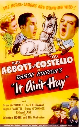 Cover image of the movie It Ain't Hay (1943)