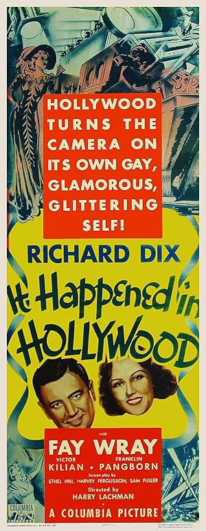 Cover image of the movie It Happened in Hollywood (1937)