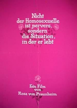 Cover image of the movie It Is Not the Homosexual Who Is Perverse, But the Society in Which He Lives (1971)