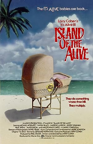 Cover image of the movie It's Alive III: Island of the Alive (1987)