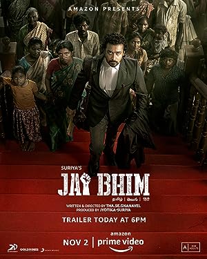 Cover image of the movie Jai Bhim (2021)