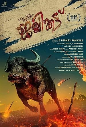 Cover image of the movie Jallikattu (2019)