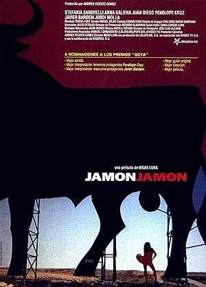 Cover image of the movie Jamón, Jamón (1992)