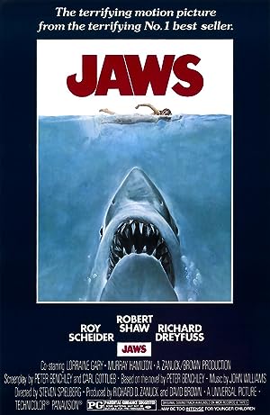 Cover image of the movie Jaws (1975)