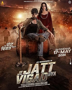 Cover image of the movie Je Jatt Vigarh Gya (2024)