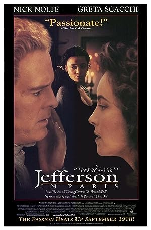 Cover image of the movie Jefferson in Paris (1995)