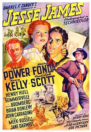 Cover image of the movie Jesse James (1939)