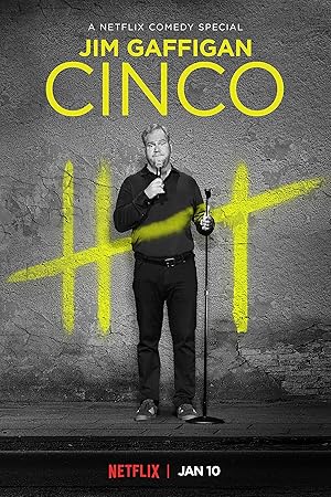 Cover image of the movie Jim Gaffigan: Cinco (2017)
