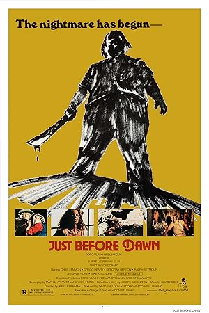 Cover image of the movie Just Before Dawn (1981)