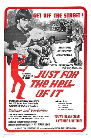 Cover image of the movie Just for the Hell of It (1968)