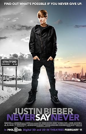 Cover image of the movie Justin Bieber: Never Say Never (2011)