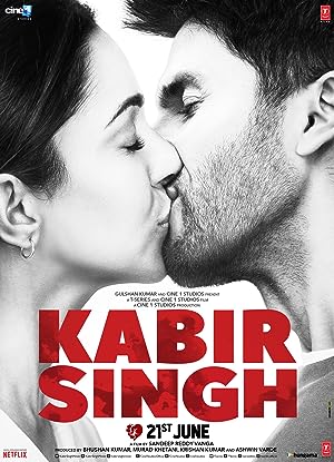 Cover image of the movie Kabir Singh (2019)